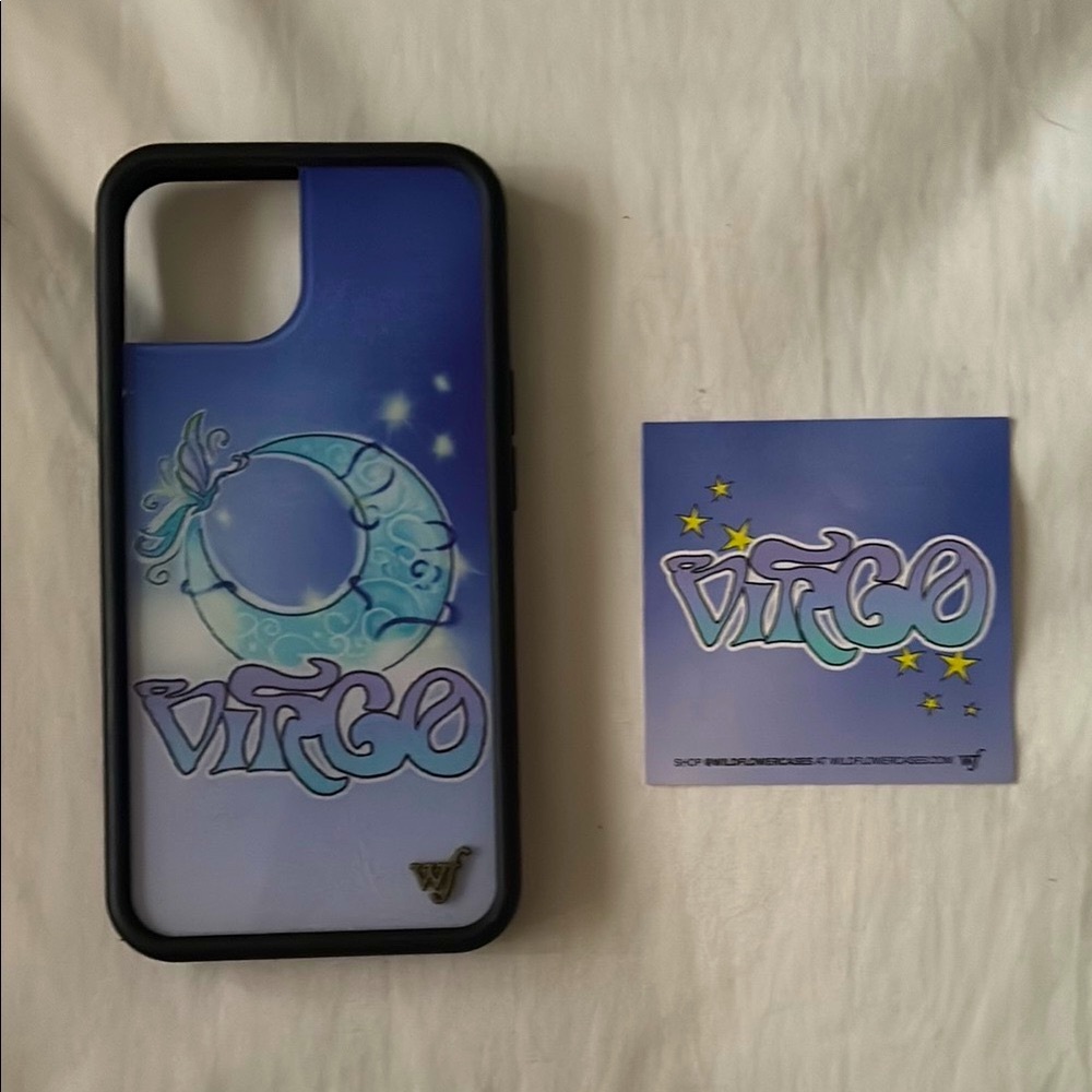Wildflower “Virgo” iPhone 13 case including sticker